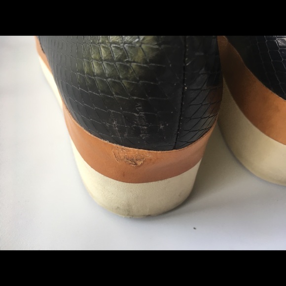 Coclico leather platform Oxford shoes size 10 - Picture 8 of 8